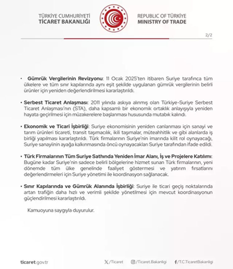 Suriye Vergi Krizi Cozuldu+1