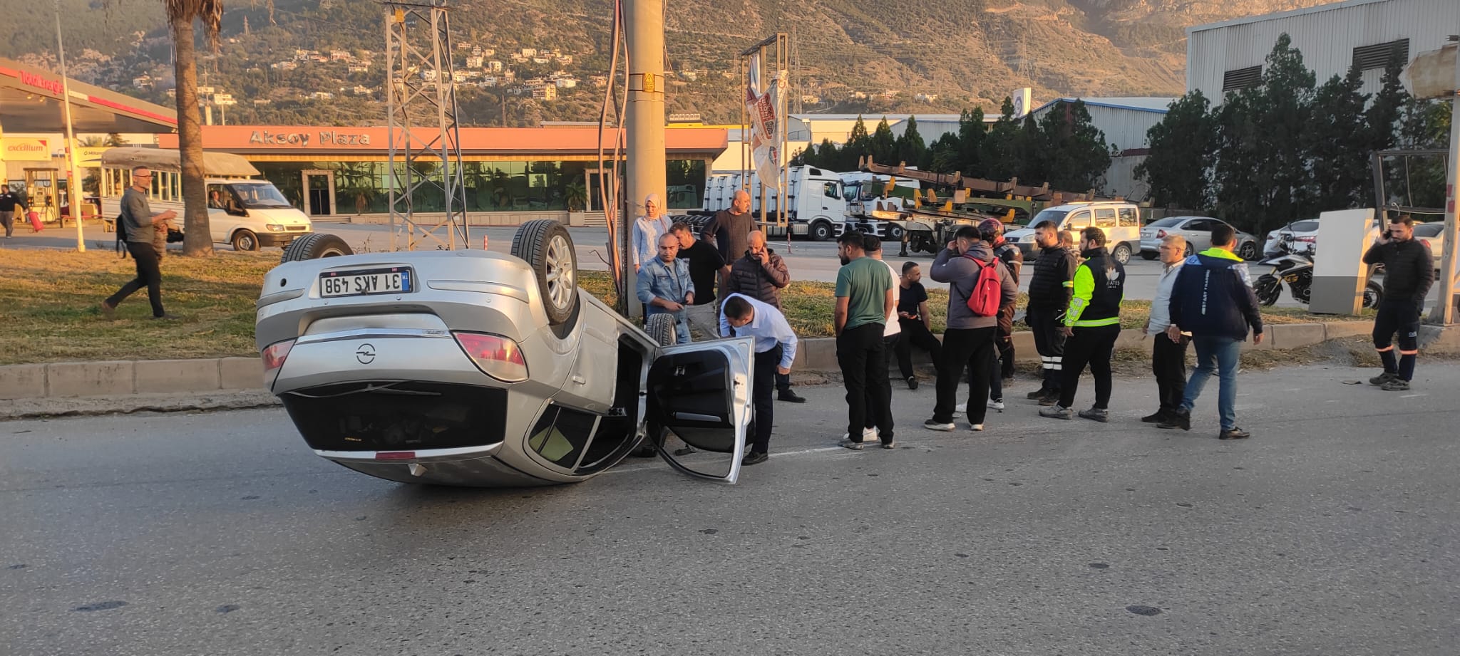 D 817 Karayolunda Kaza (4)