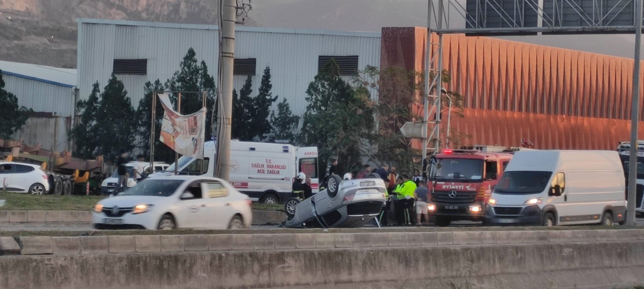 D 817 Karayolunda Kaza (5)