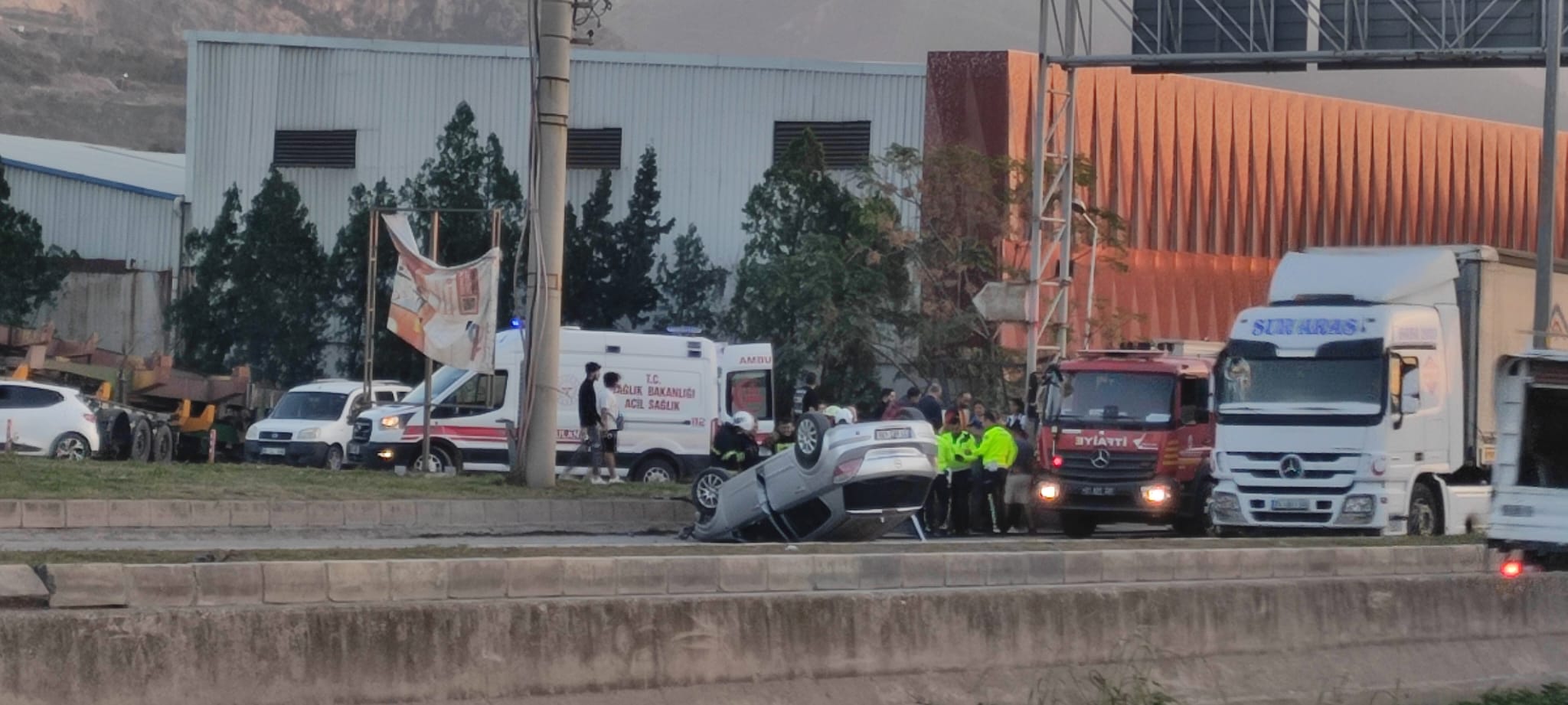 D 817 Karayolunda Kaza (6)