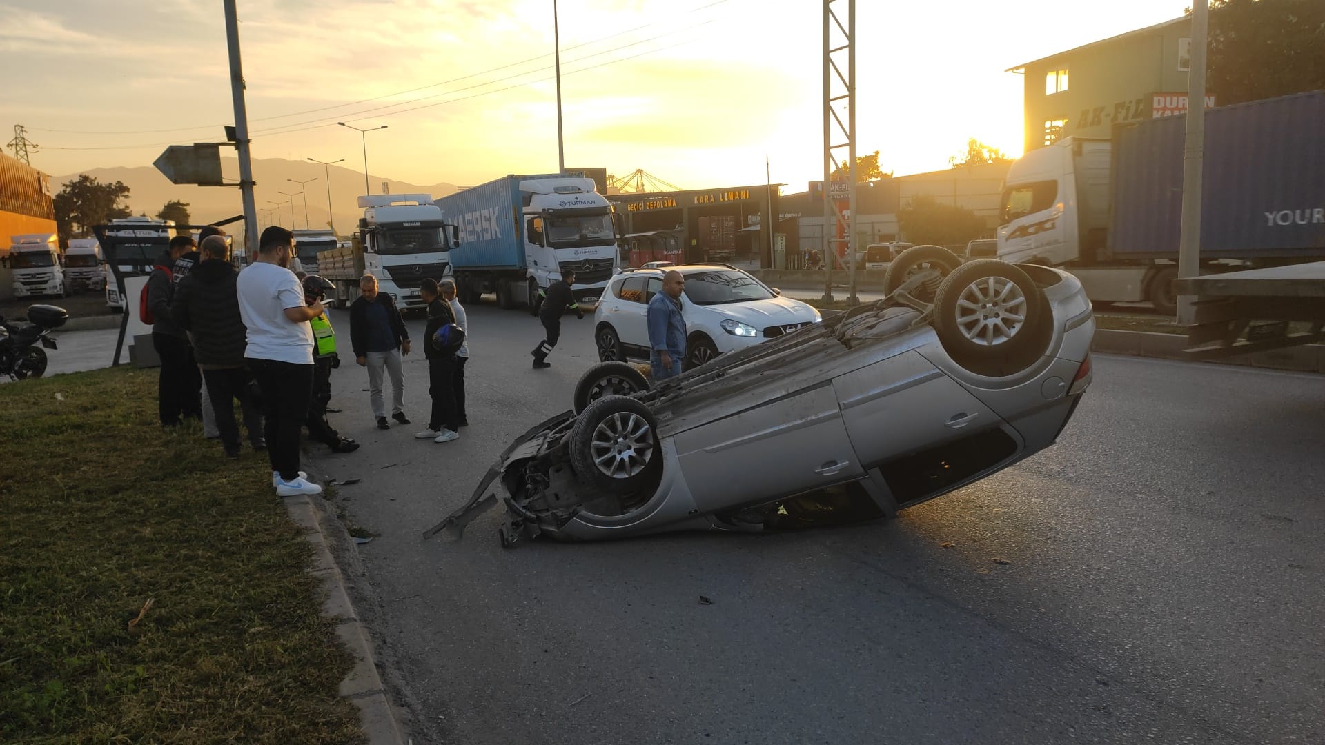 D 817 Karayolunda Kaza (8)