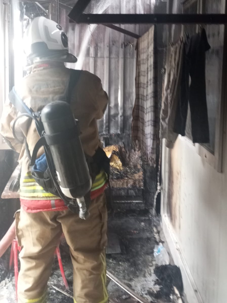 Konteyner Yangin (1)