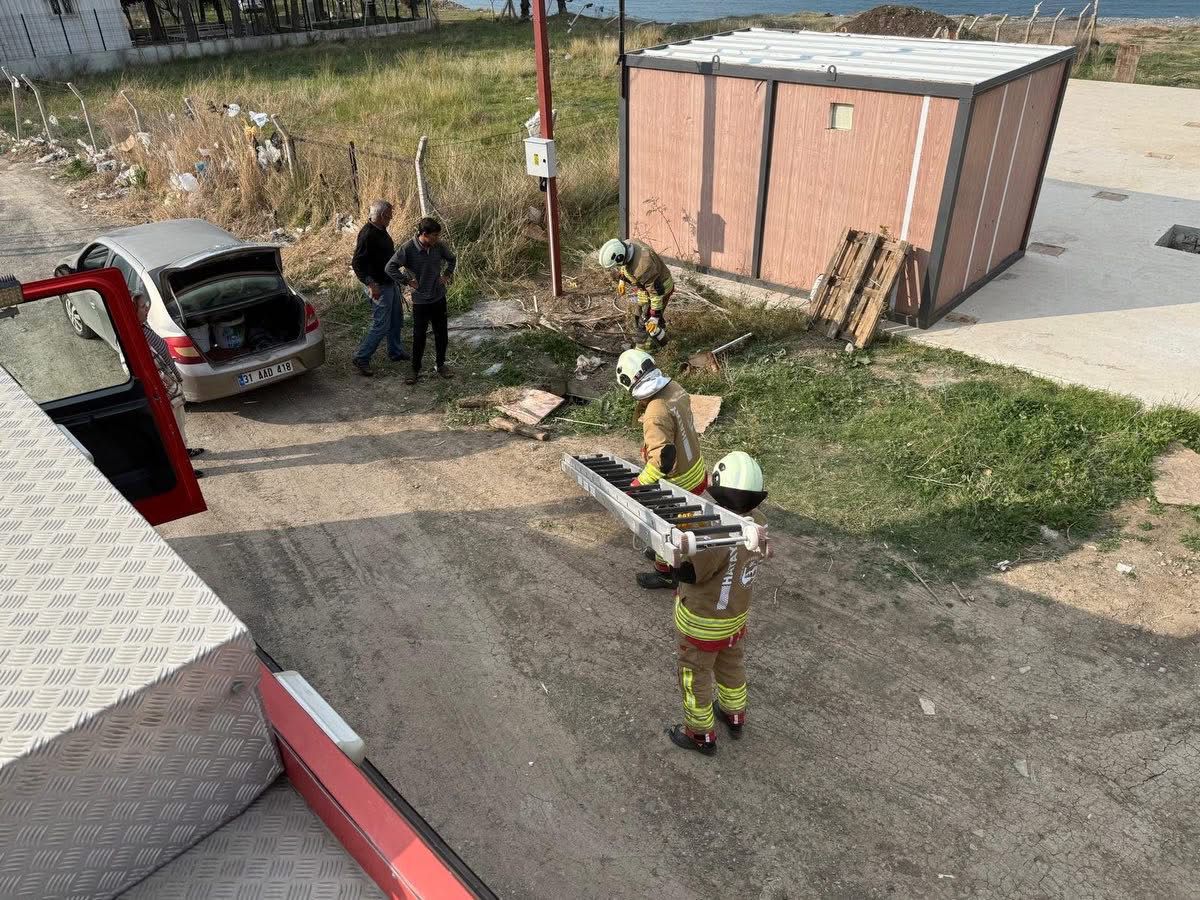 Kuyudaki Koyunu Itfaiye Cikardi (4)