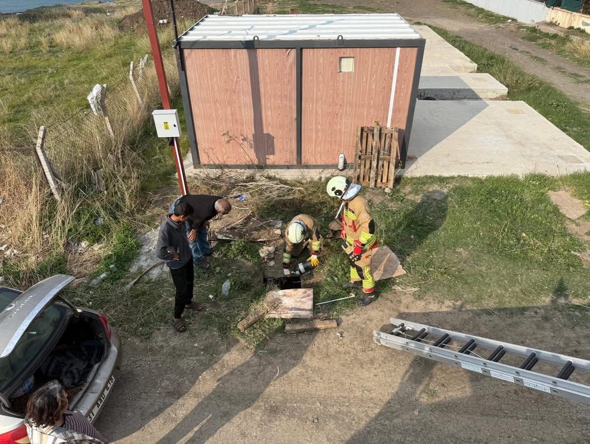 Kuyudaki Koyunu Itfaiye Cikardi (5)