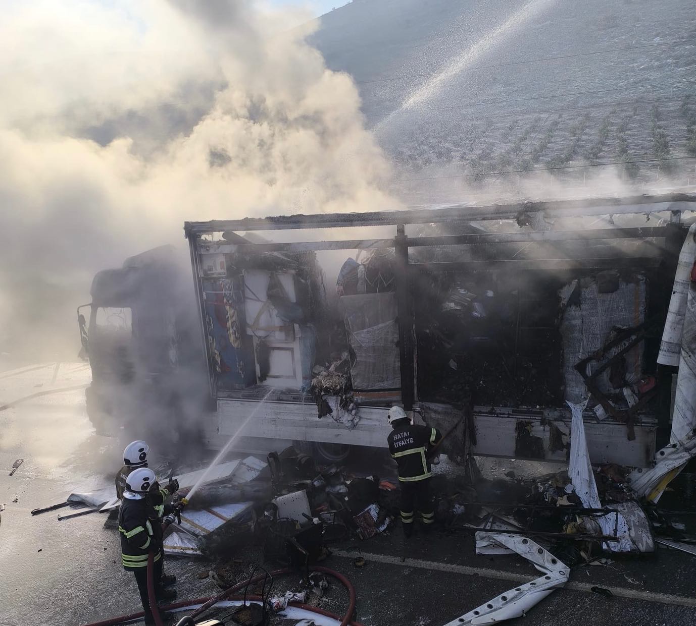 Park Halindeki Tir Yandi (4)