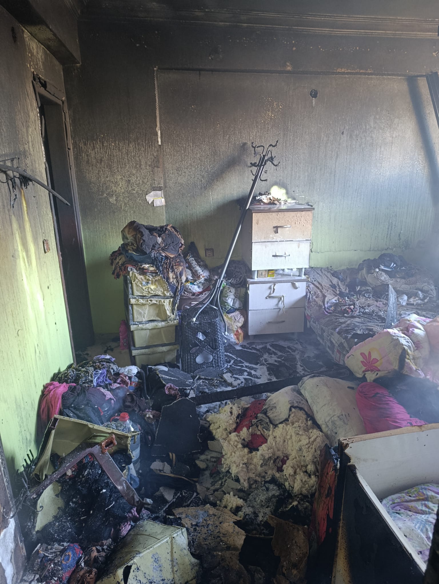 Yangında Bir Kisi Yaralı (1)