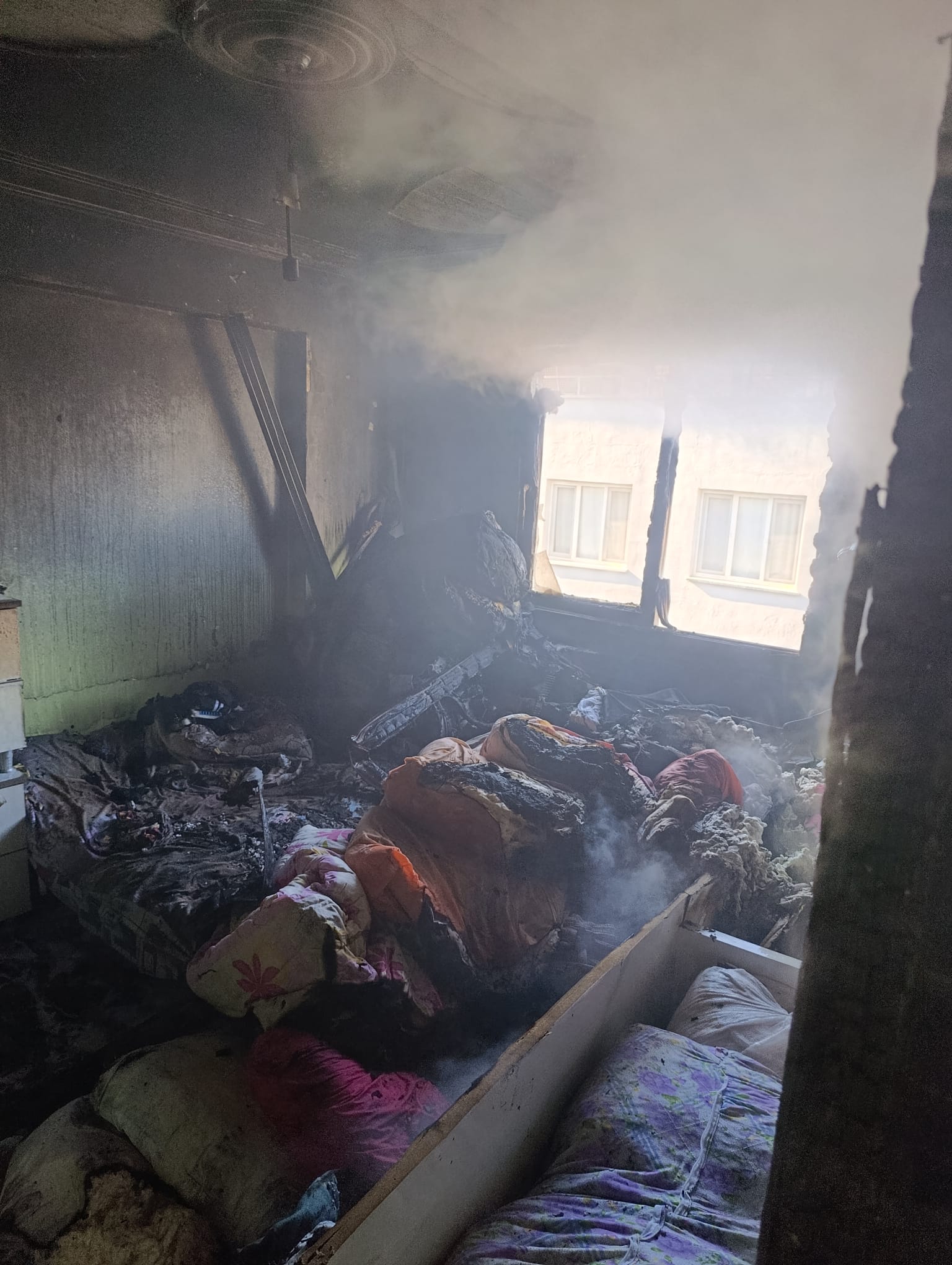 Yangında Bir Kisi Yaralı (4)