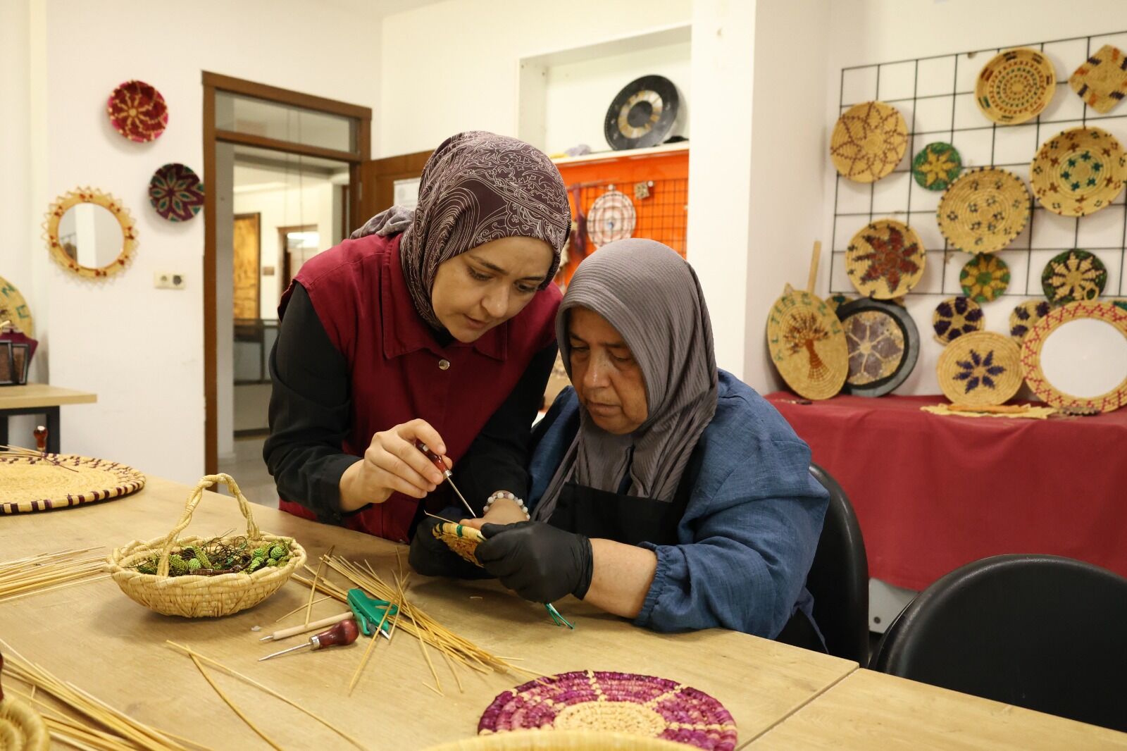 Bugday Saplarından Sepet (7)