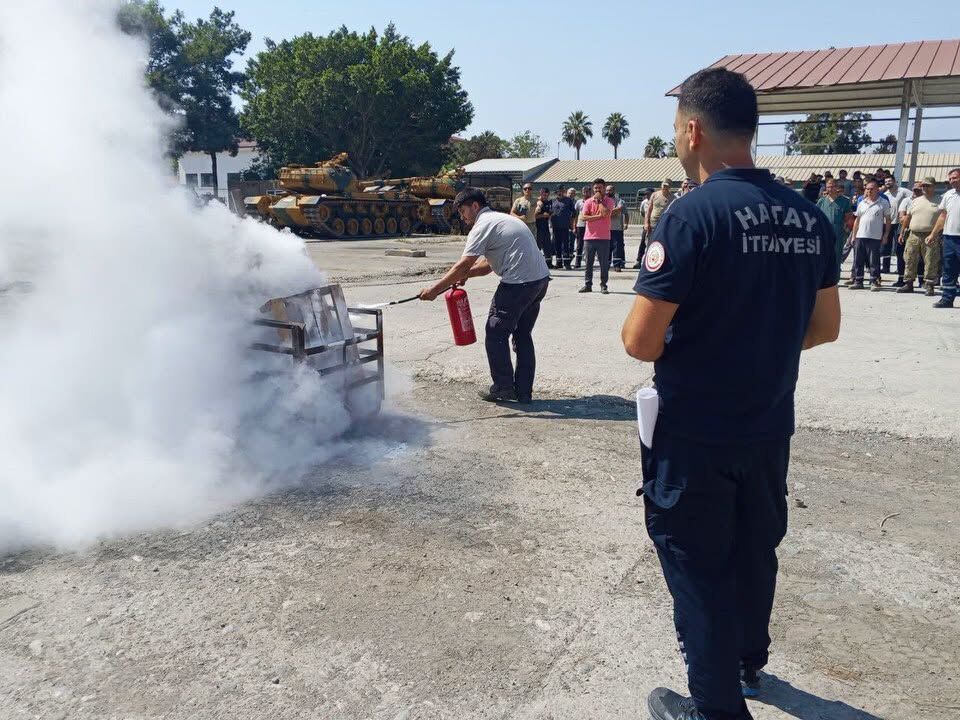 Mehmetcik Yangin Tatbikatinda (5)