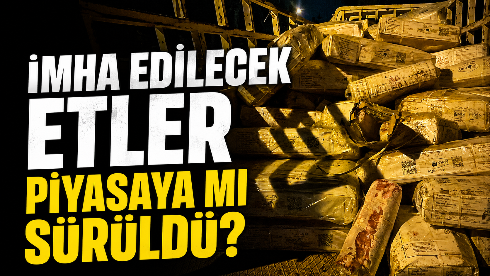 İskenderun’da Bozuk Et Skandalı!